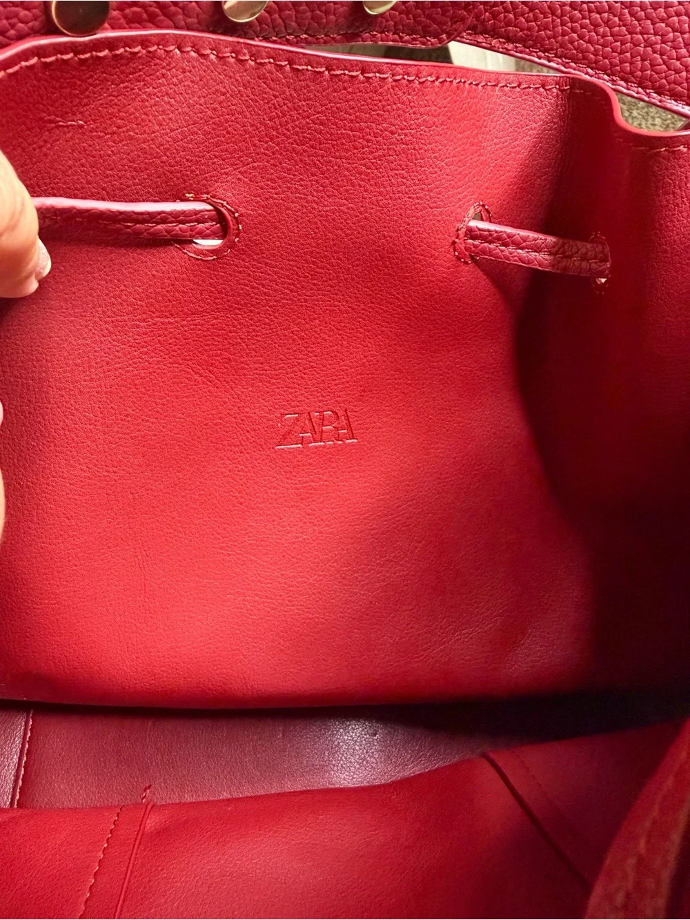 Zara Drawstring Shoulder Bag